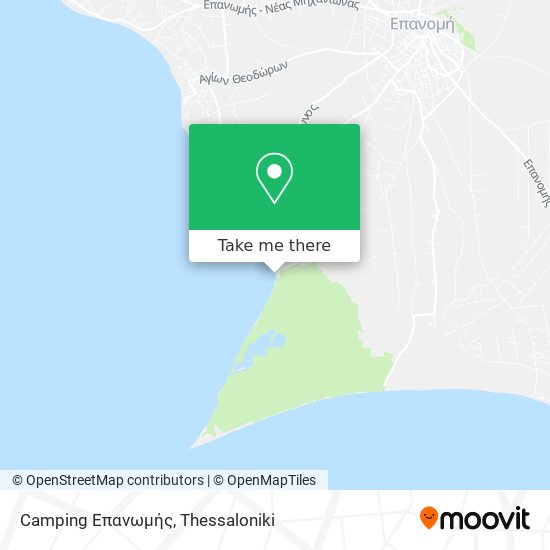 Camping Επανωμής map