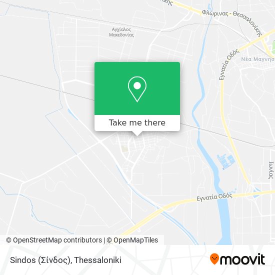 Sindos (Σίνδος) map