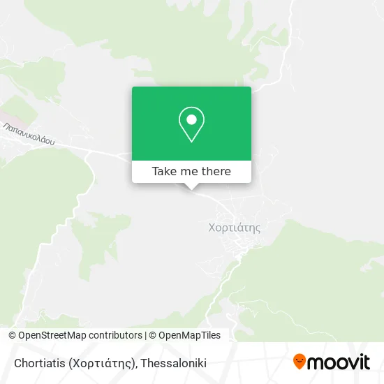 Chortiatis (Χορτιάτης) map