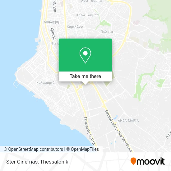Ster Cinemas map