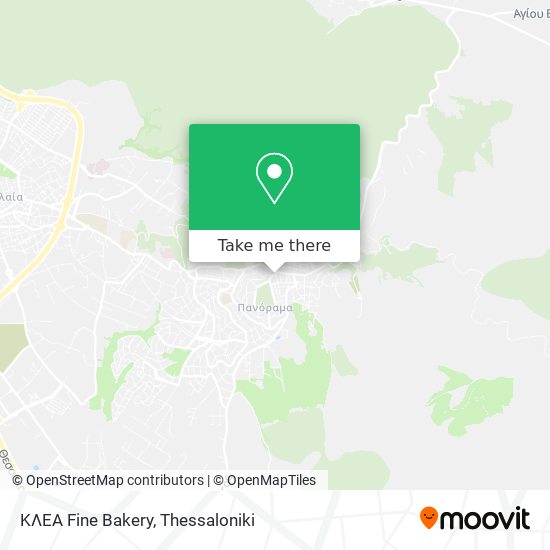 ΚΛΕΑ Fine Bakery map