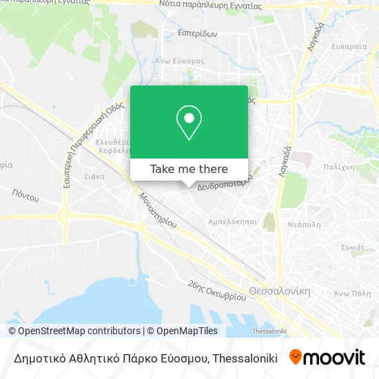 Δημοτικό Αθλητικό Πάρκο Εύοσμου map