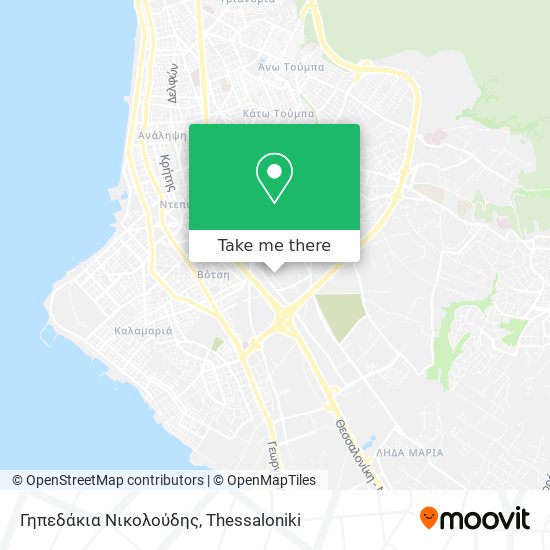 Γηπεδάκια Νικολούδης map