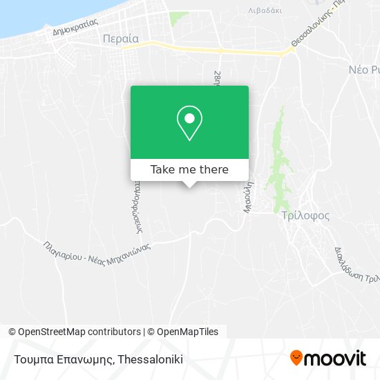 Τουμπα  Επανωμης map