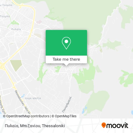 Πυλαία, Μπιζανίου map