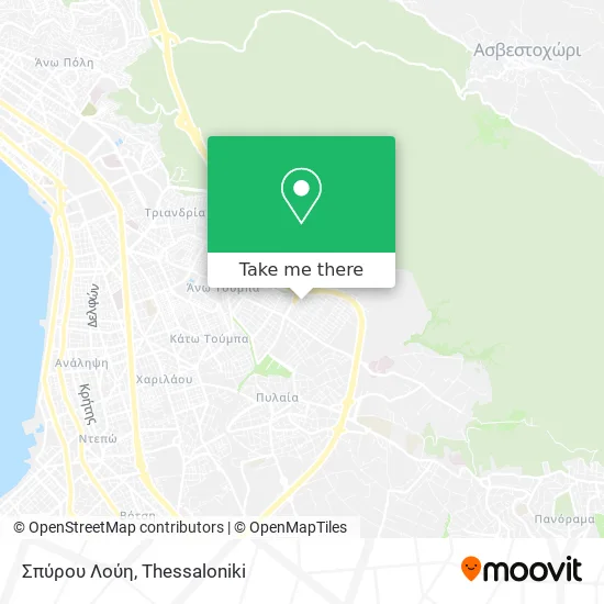 Σπύρου Λούη map