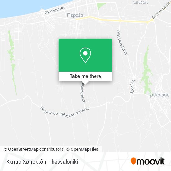 Κτημα Χρηστιδη map
