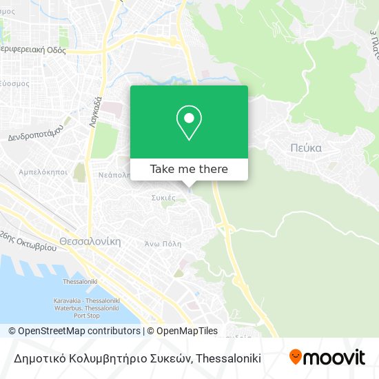 Δημοτικό Κολυμβητήριο Συκεών map