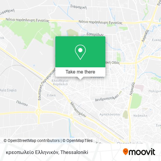 κρεοπωλείο Ελληνικόν map
