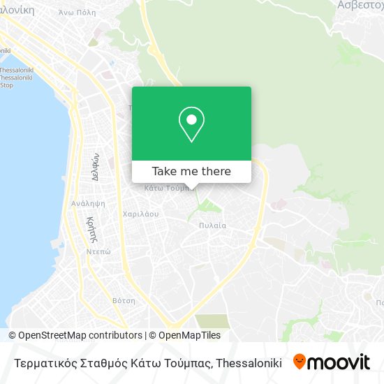 Τερματικός Σταθμός Κάτω Τούμπας map