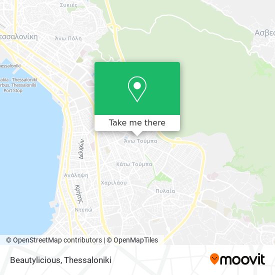 Beautylicious map