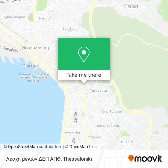 Λέσχη μελών ΔΕΠ ΑΠΘ map