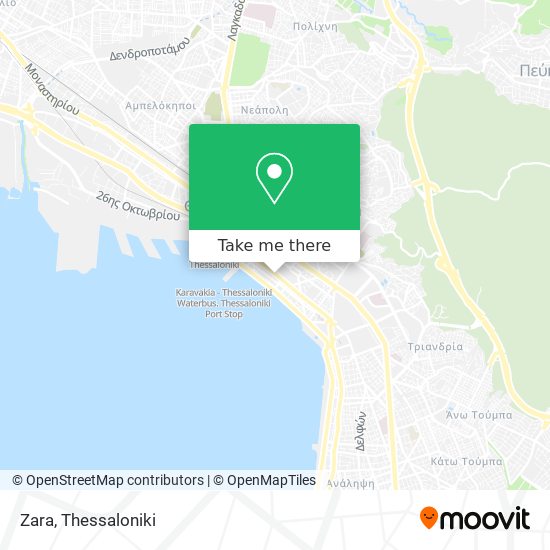 Zara map