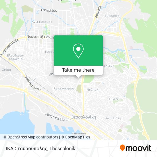 ΙΚΑ Σταυρουπολης map