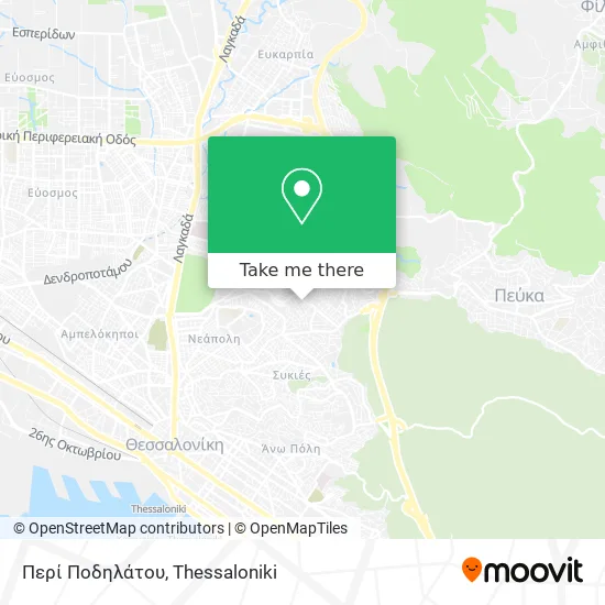 Περί Ποδηλάτου map