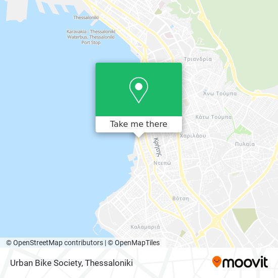 Urban Bike Society map