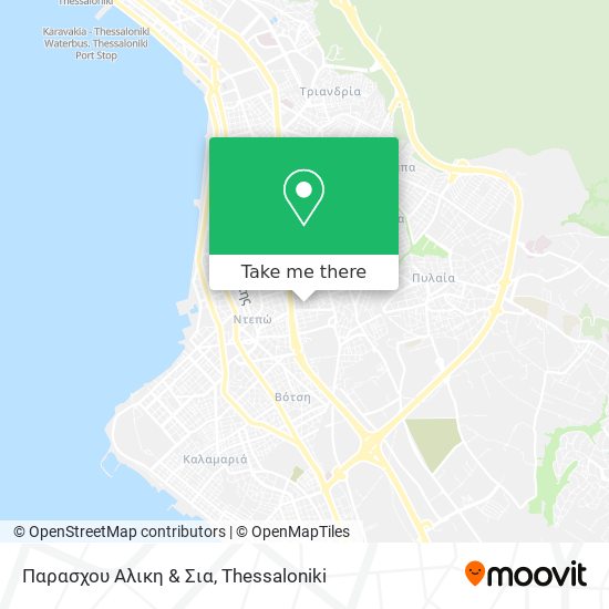 Παρασχου Αλικη & Σια map