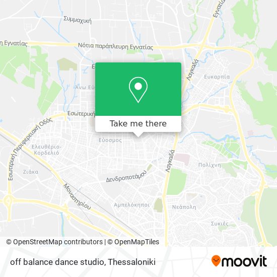 off balance dance studio map
