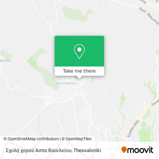 Σχολή χορού Άσπα Βασιλείου map