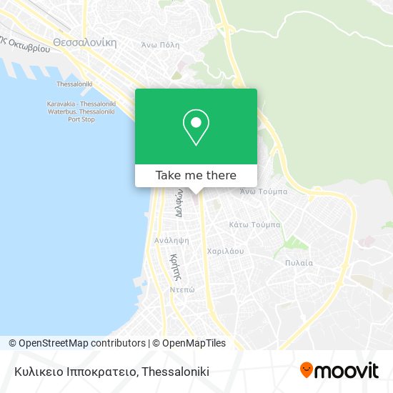 Κυλικειο Ιπποκρατειο map