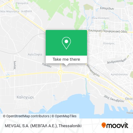 MEVGAL S.A. (ΜΕΒΓΑΛ Α.Ε.) map