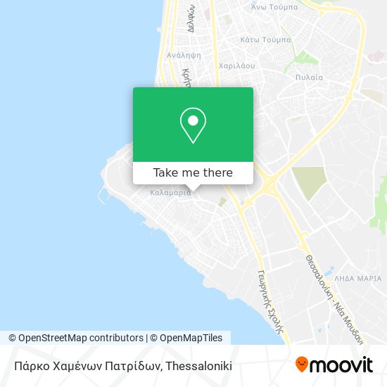 Πάρκο Χαμένων Πατρίδων map