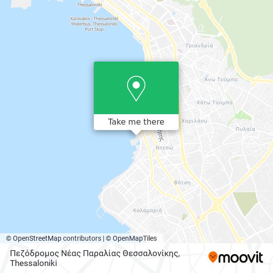 Πεζόδρομος Νέας Παραλίας Θεσσαλονίκης map