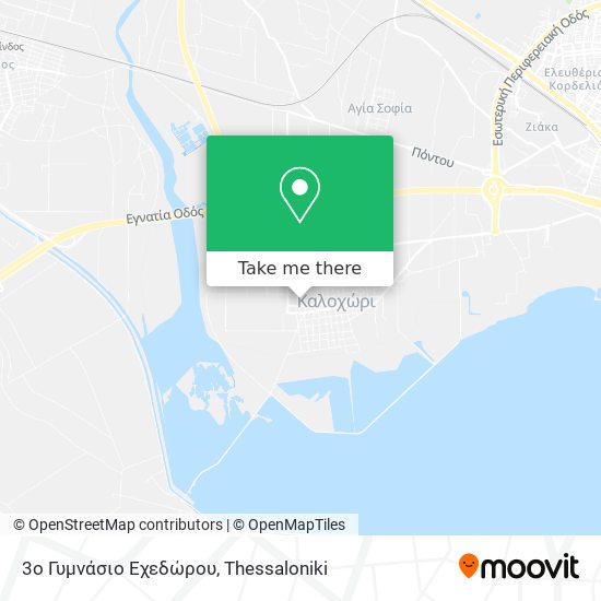 3ο Γυμνάσιο Εχεδώρου map