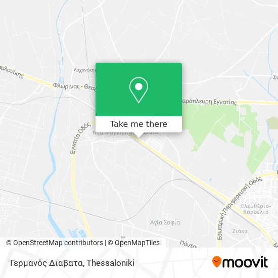 Γερμανός Διαβατα map