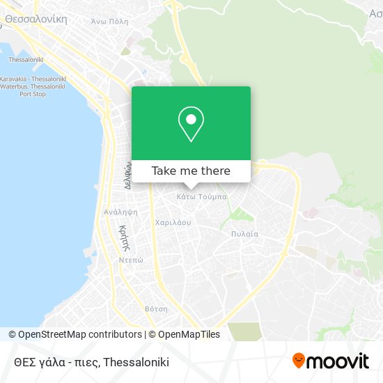 ΘΕΣ γάλα - πιες map
