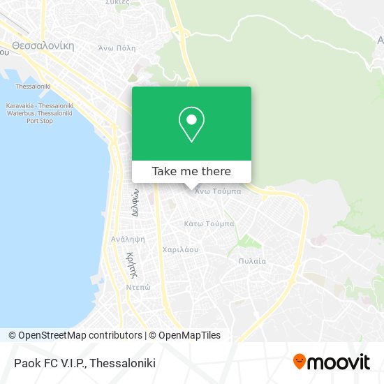Paok FC V.I.P. map