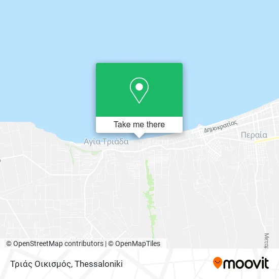 Τριάς Οικισμός map
