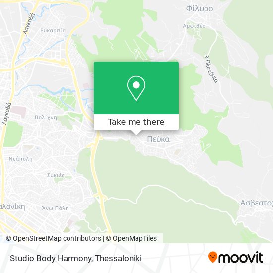 Studio Body Harmony map