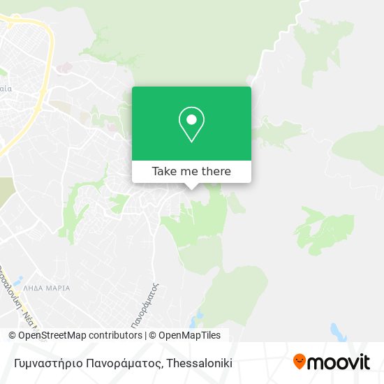 Γυμναστήριο Πανοράματος map