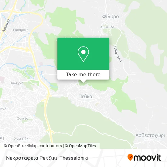 Νεκροταφεία Ρετζικι map