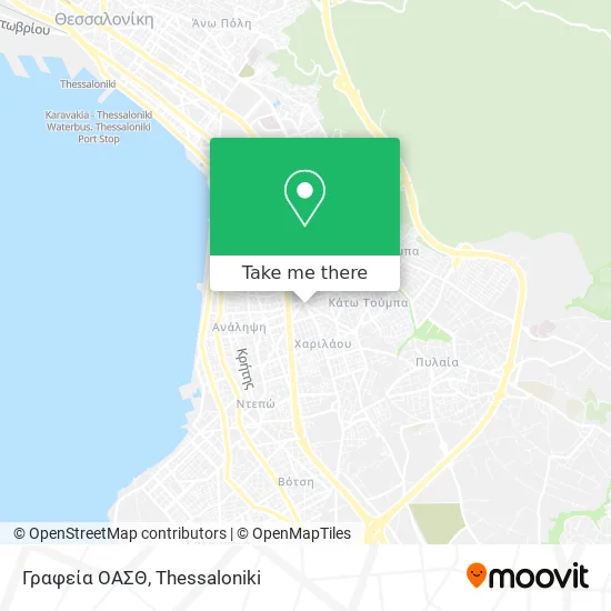 Γραφεία ΟΑΣΘ map