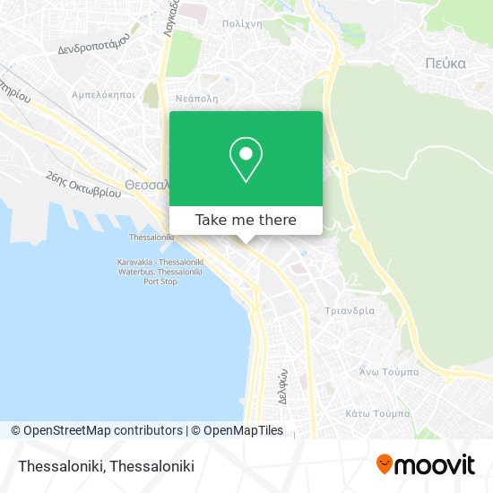 Thessaloniki map