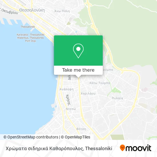 Χρώματα σιδηρικά Καθαρόπουλος map