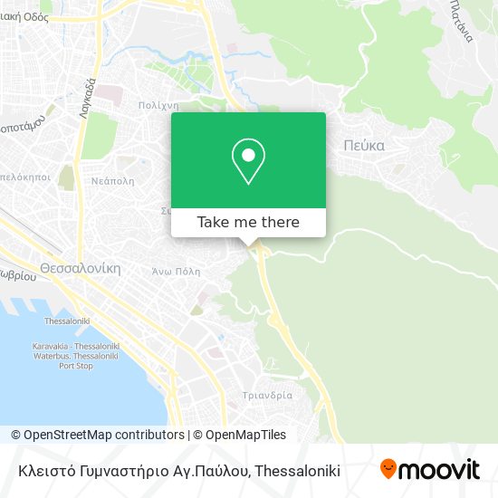 Κλειστό Γυμναστήριο Αγ.Παύλου map