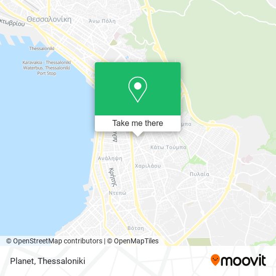Planet map