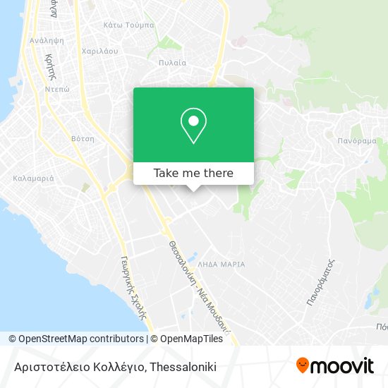 Αριστοτέλειο Κολλέγιο map