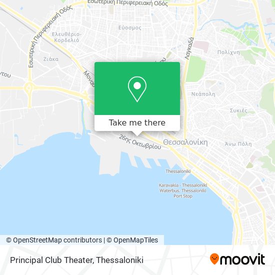 Principal Club Theater map