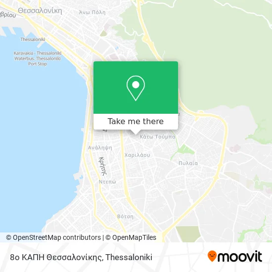 8ο ΚΑΠΗ Θεσσαλονίκης map