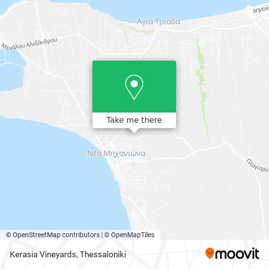 Kerasia Vineyards map