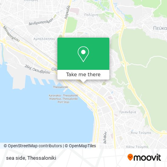 sea side map