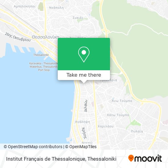 Institut Français de Thessalonique map