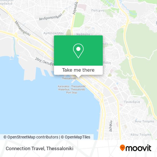 Connection Travel map