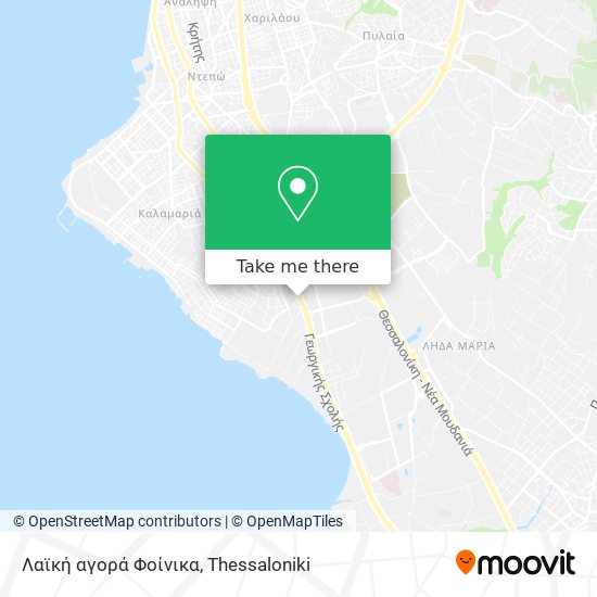 Λαϊκή αγορά Φοίνικα map
