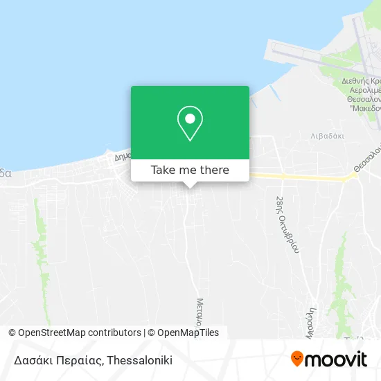 Δασάκι Περαίας map