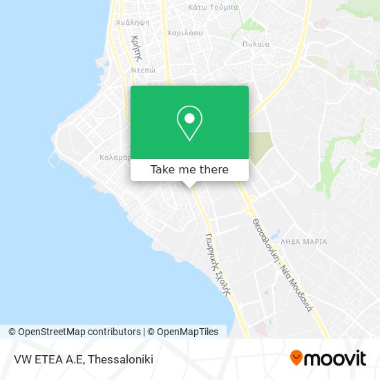 VW ΕΤΕΑ Α.Ε map